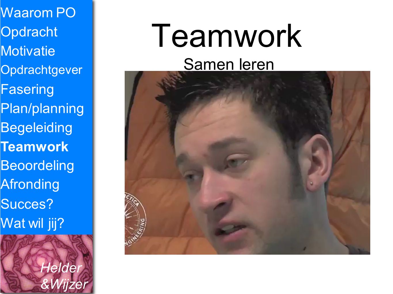 Teamwork Samen leren Waarom PO Opdracht Motivatie Fasering
