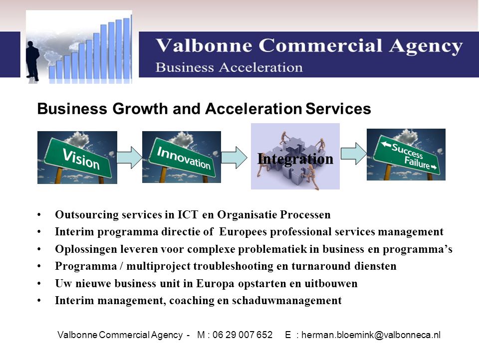 Integration Business Growth and Acceleration Services