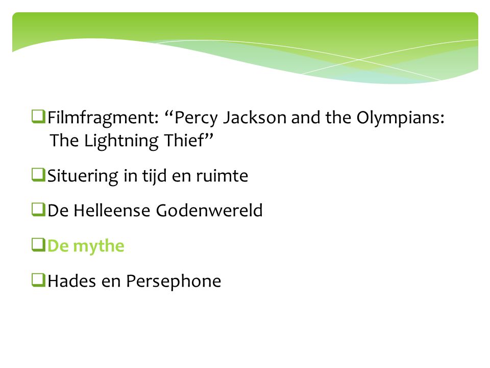 Filmfragment: Percy Jackson and the Olympians: The Lightning Thief