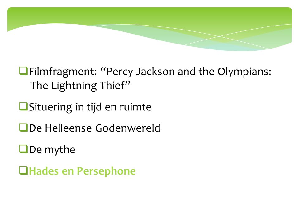 Filmfragment: Percy Jackson and the Olympians: The Lightning Thief