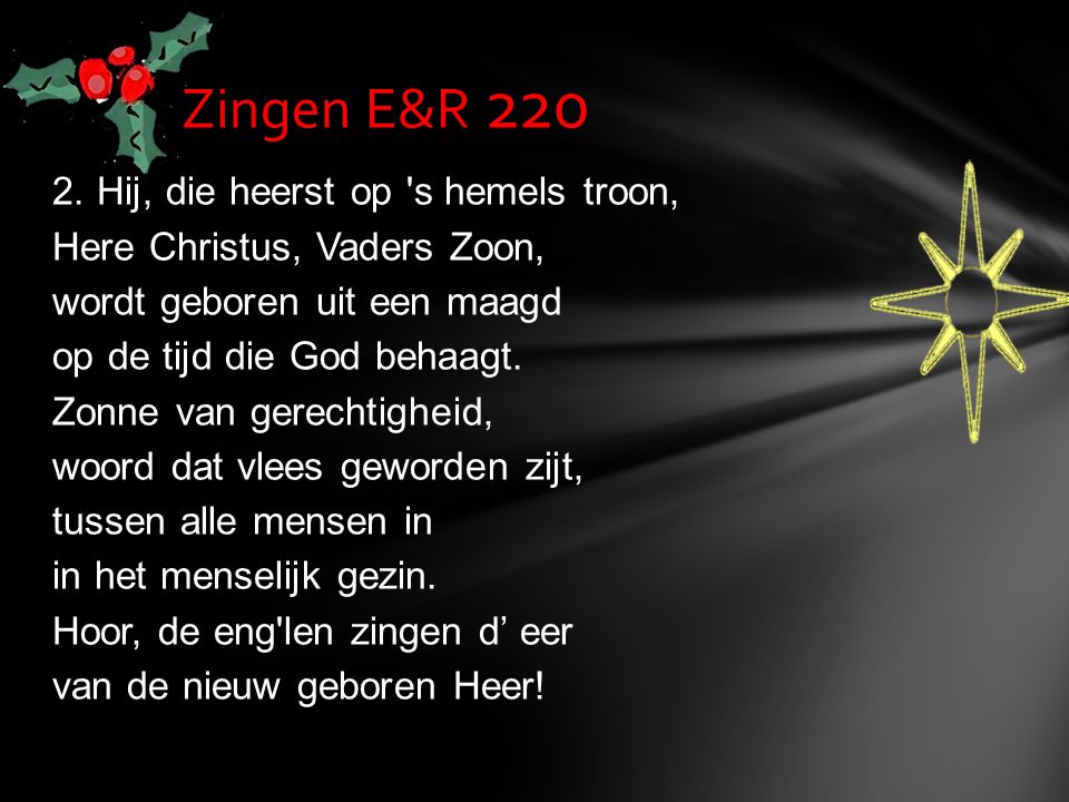 Zingen E&R 220