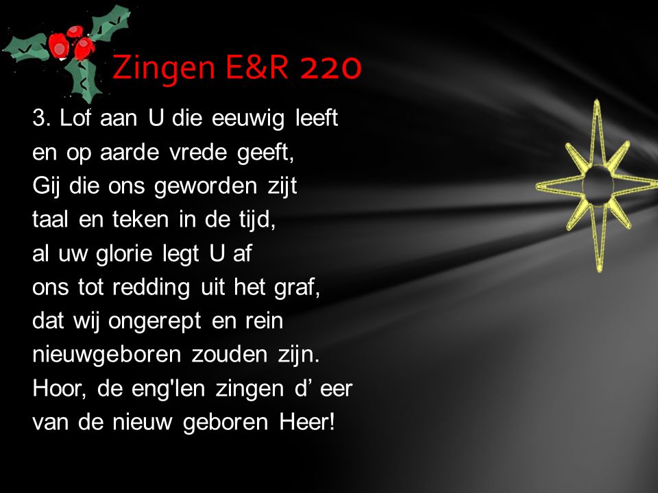 Zingen E&R 220