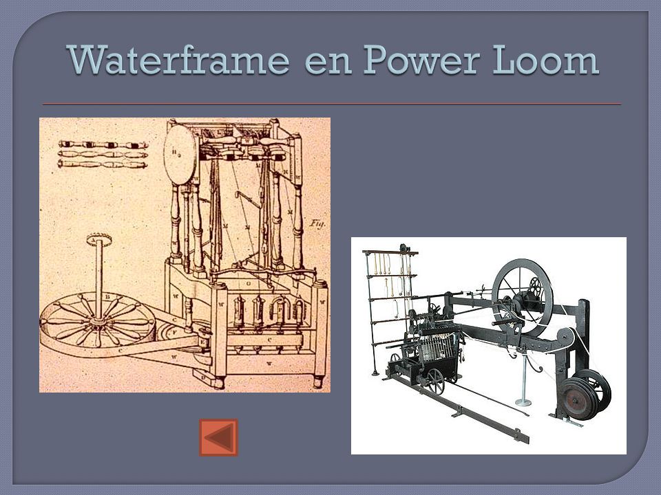 Waterframe en Power Loom