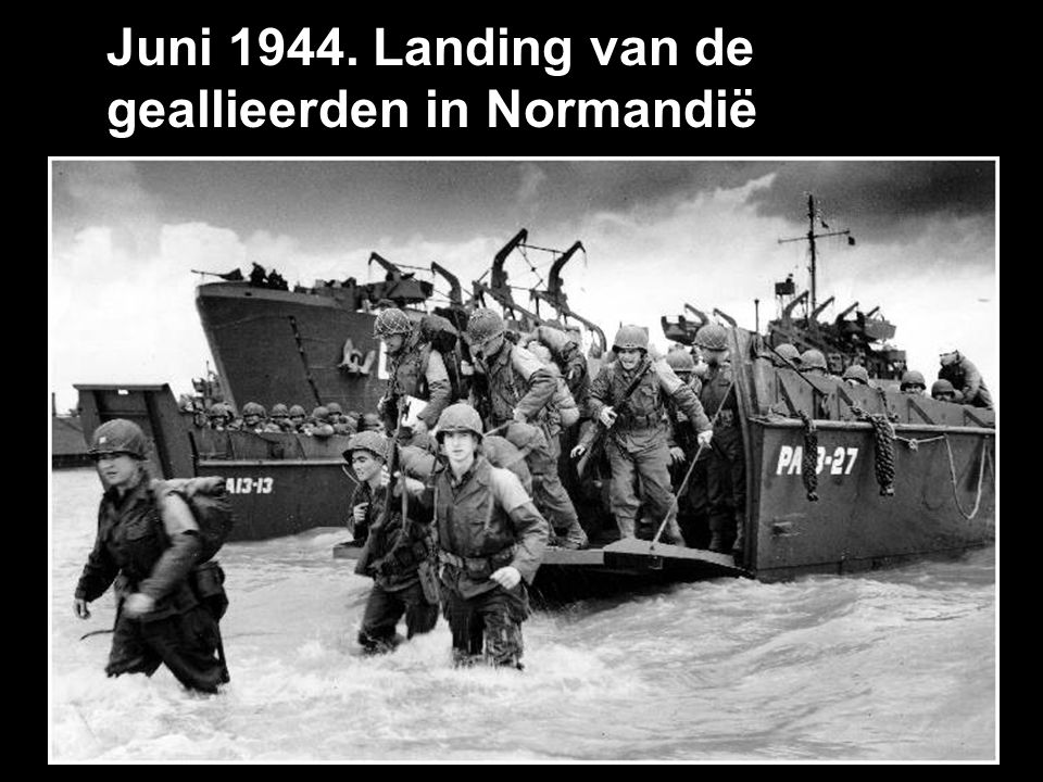 Juni Landing van de geallieerden in Normandië