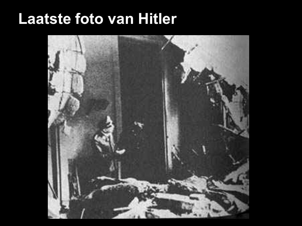 Laatste foto van Hitler