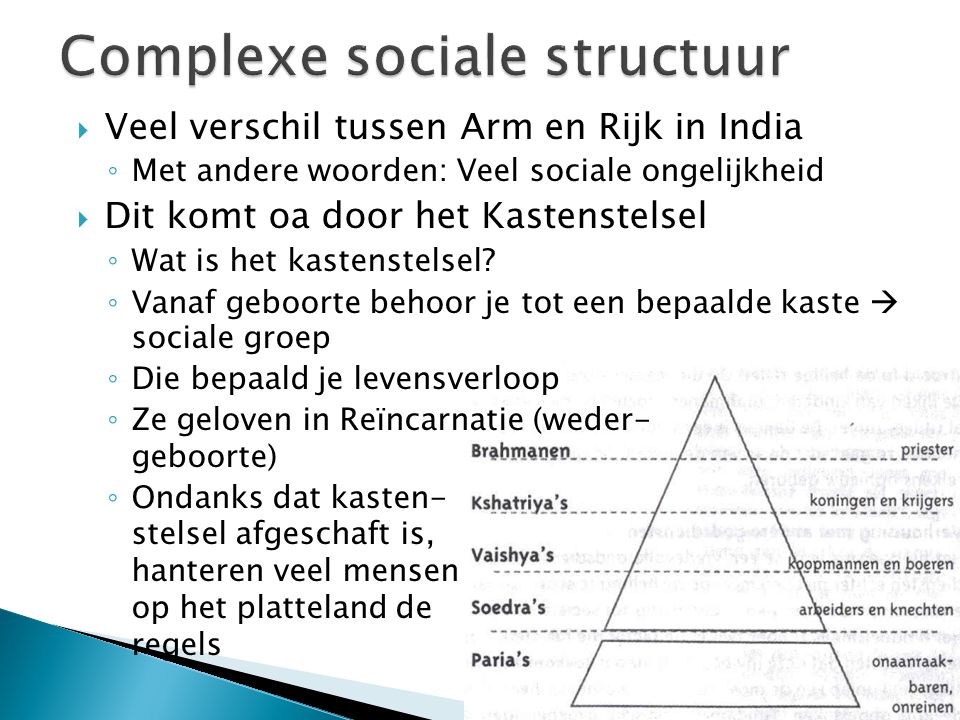 Complexe sociale structuur