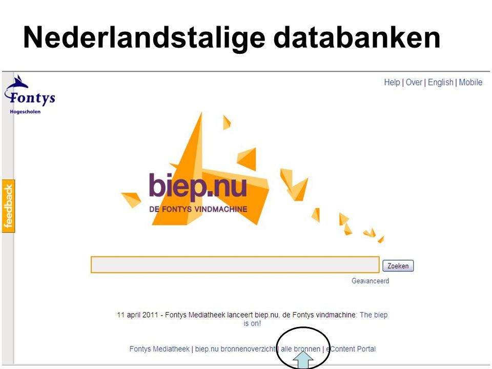 Nederlandstalige databanken