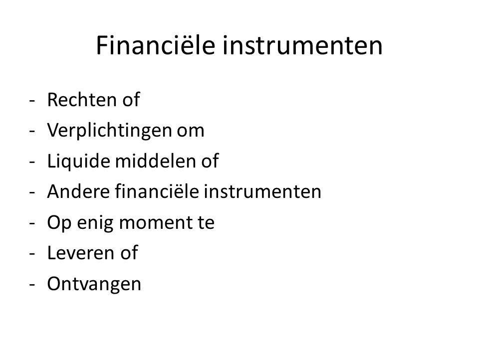 Financiële instrumenten