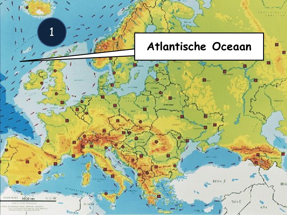1 Atlantische Oceaan Atlantische Oceaan