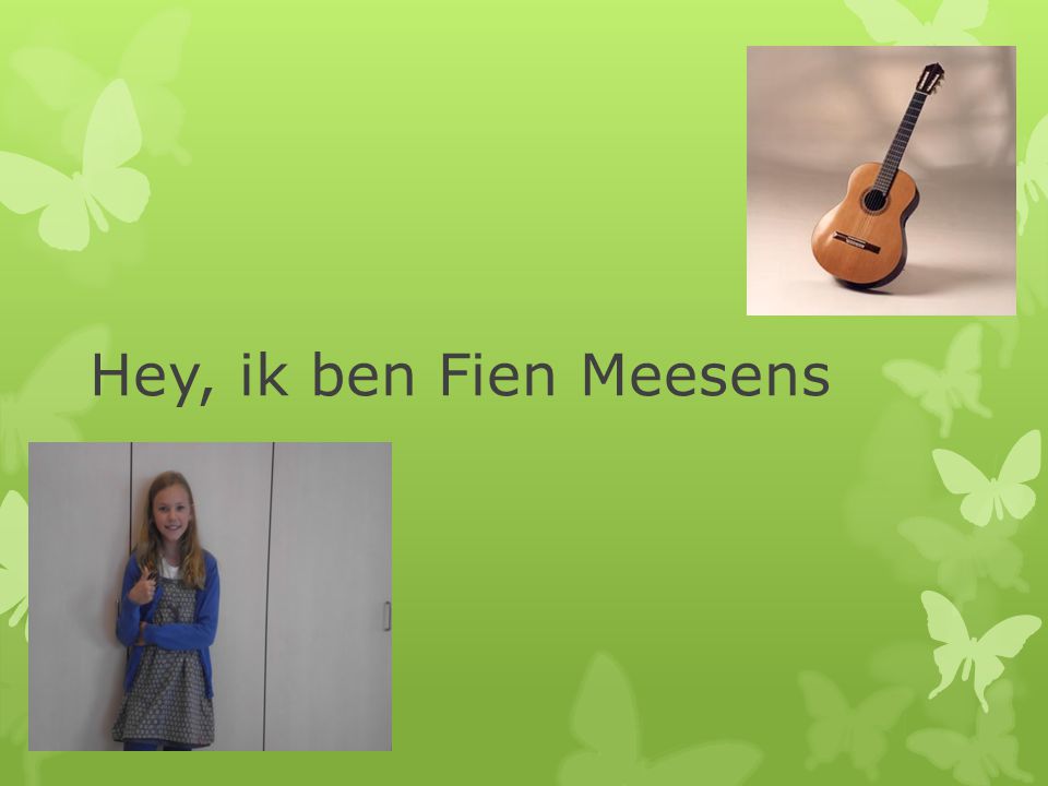 Hey, ik ben Fien Meesens