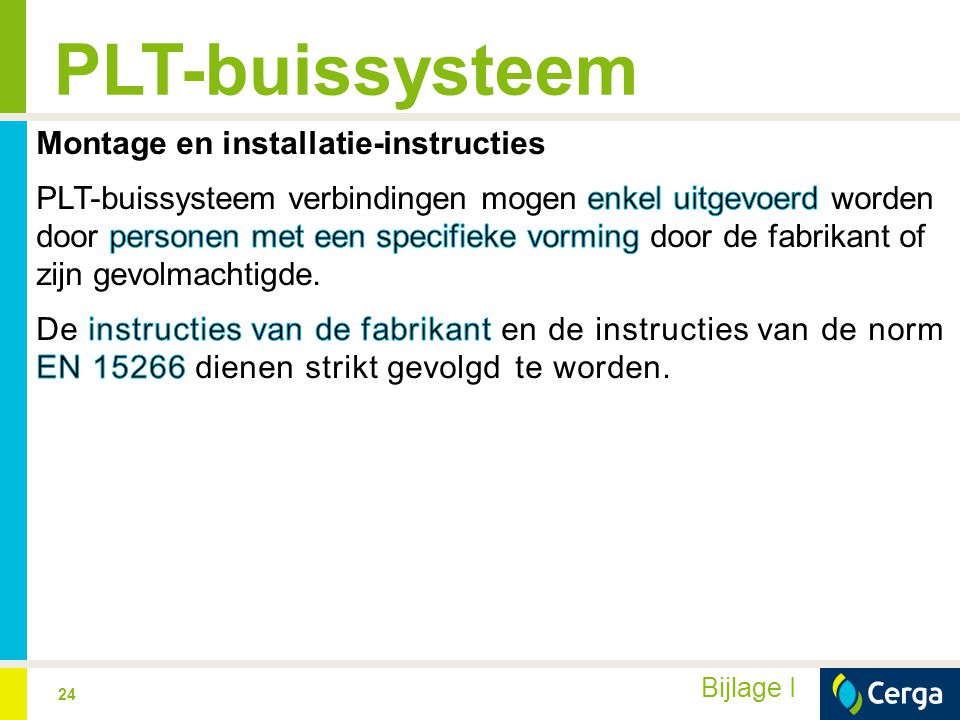 PLT-buissysteem Montage en installatie-instructies