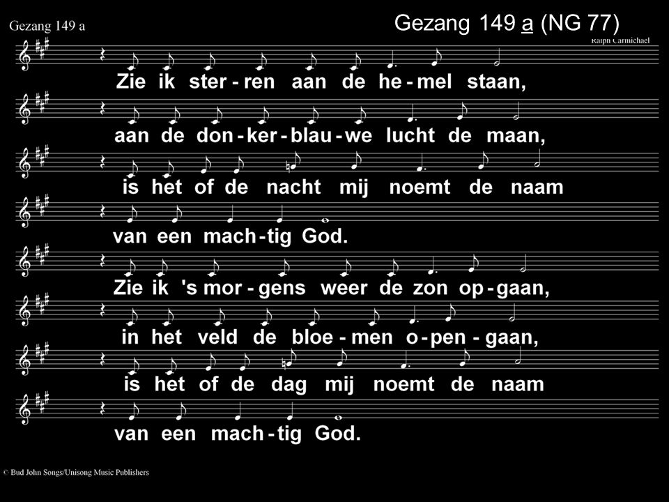 Gezang 149 a (NG 77)