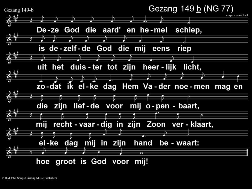 Gezang 149 b (NG 77)
