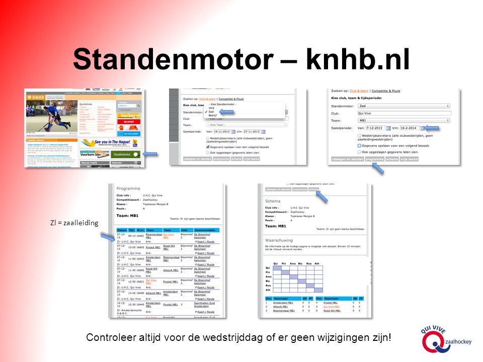 Standenmotor – knhb.nl Zl = zaalleiding.