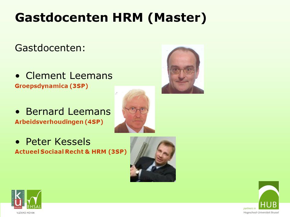 Gastdocenten HRM (Master)