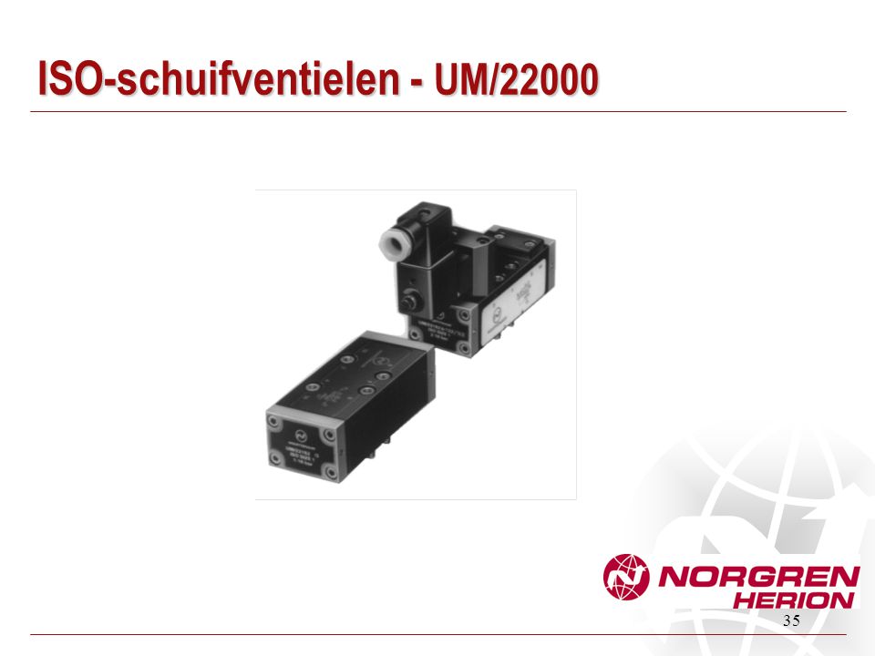 ISO-schuifventielen - UM/22000