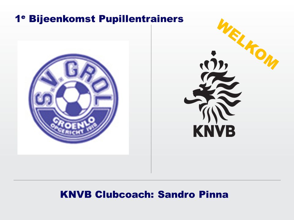 KNVB Clubcoach: Sandro Pinna