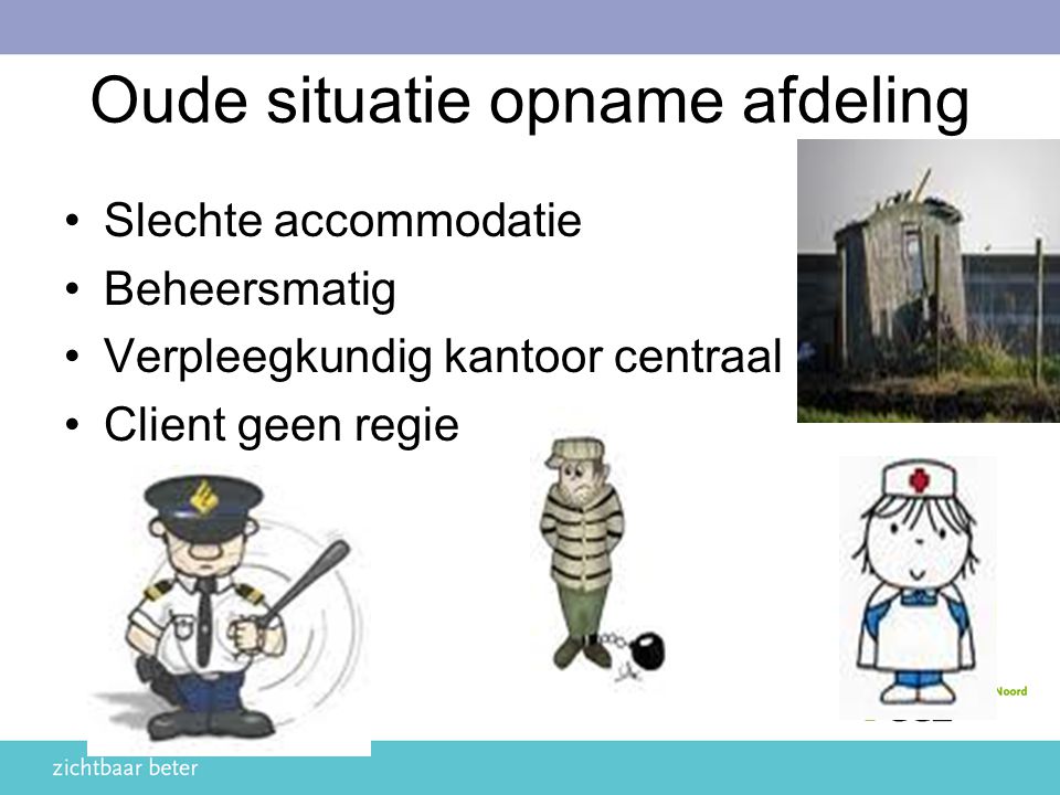 Oude situatie opname afdeling