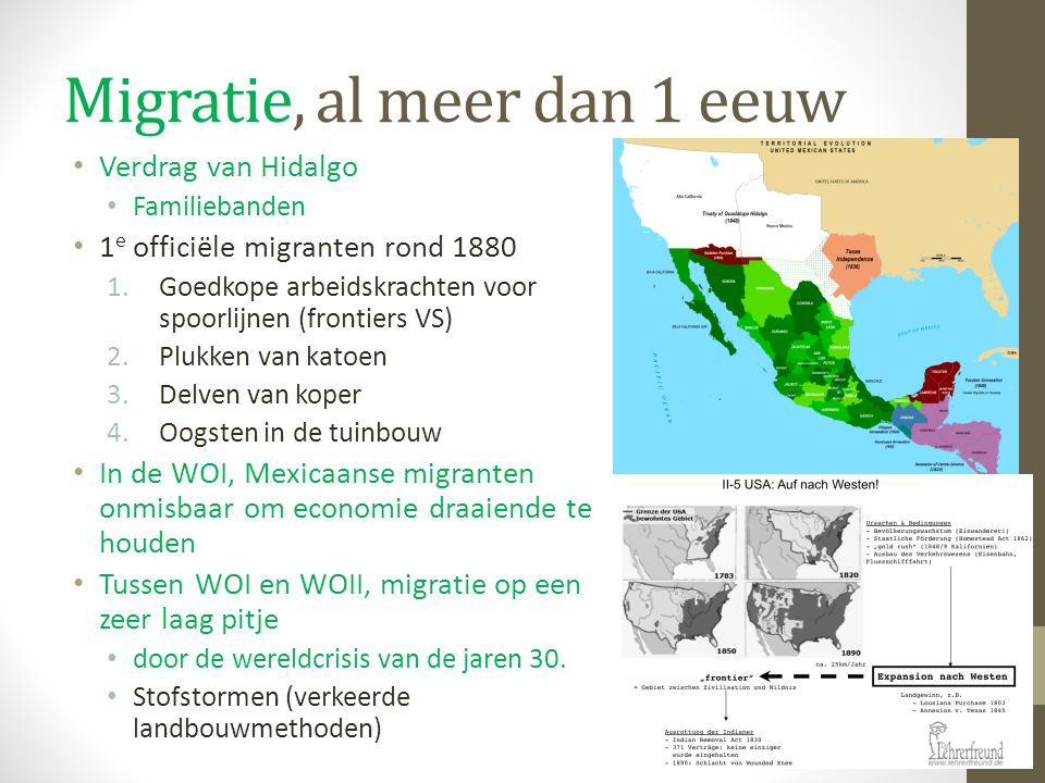 Migratie, al meer dan 1 eeuw