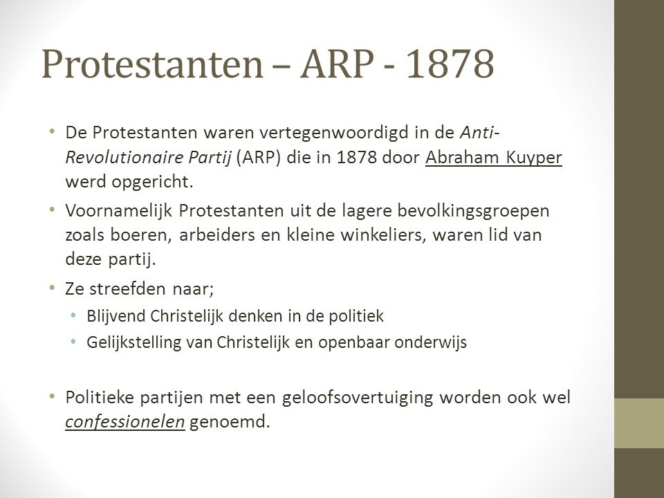 Protestanten – ARP