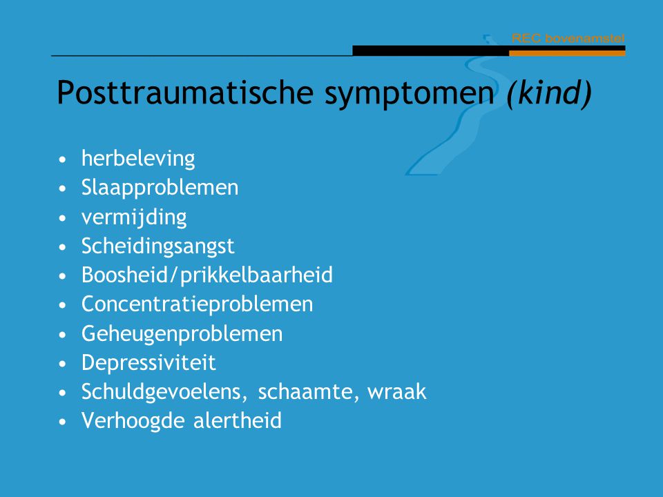 Posttraumatische symptomen (kind)