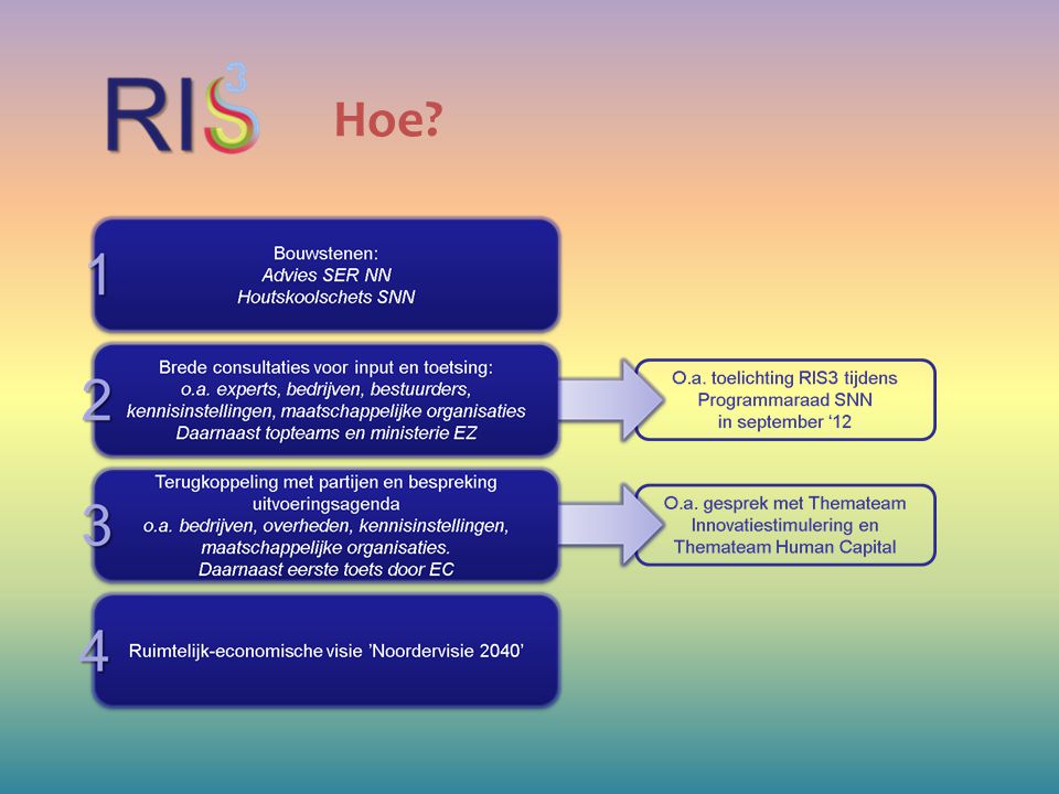 Hoe Sheet is bedoeld om toe te lichten dat RIS3: