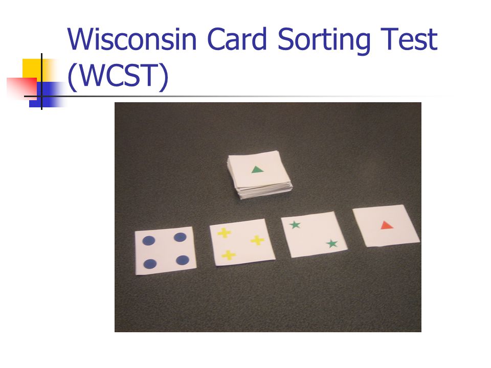 Wisconsin Card Sorting Test (WCST)