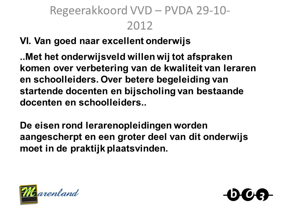 Regeerakkoord VVD – PVDA