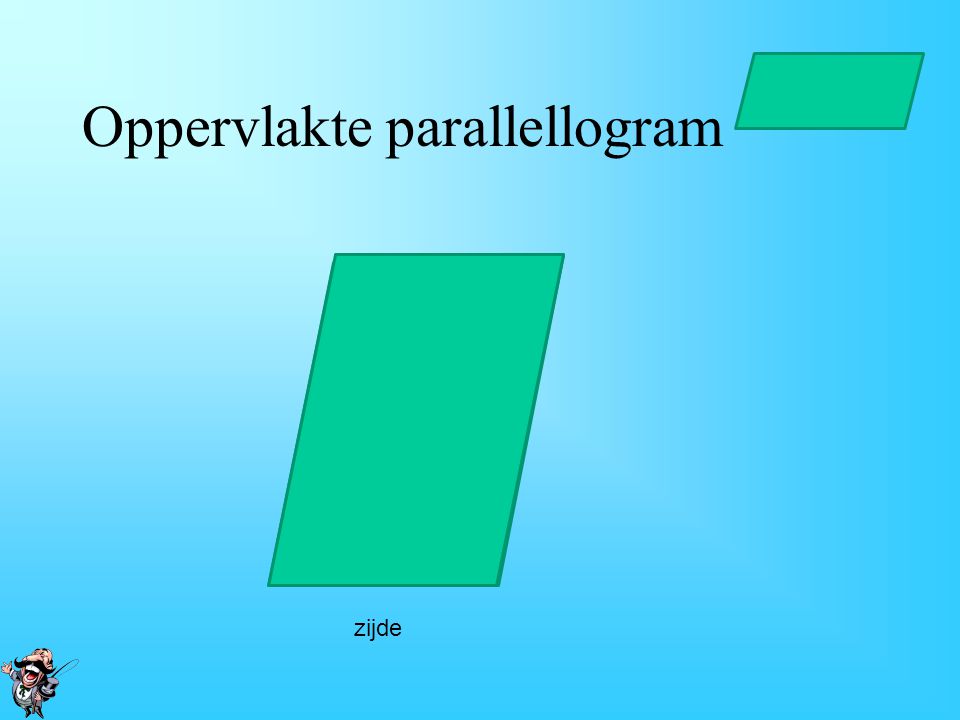 Oppervlakte parallellogram