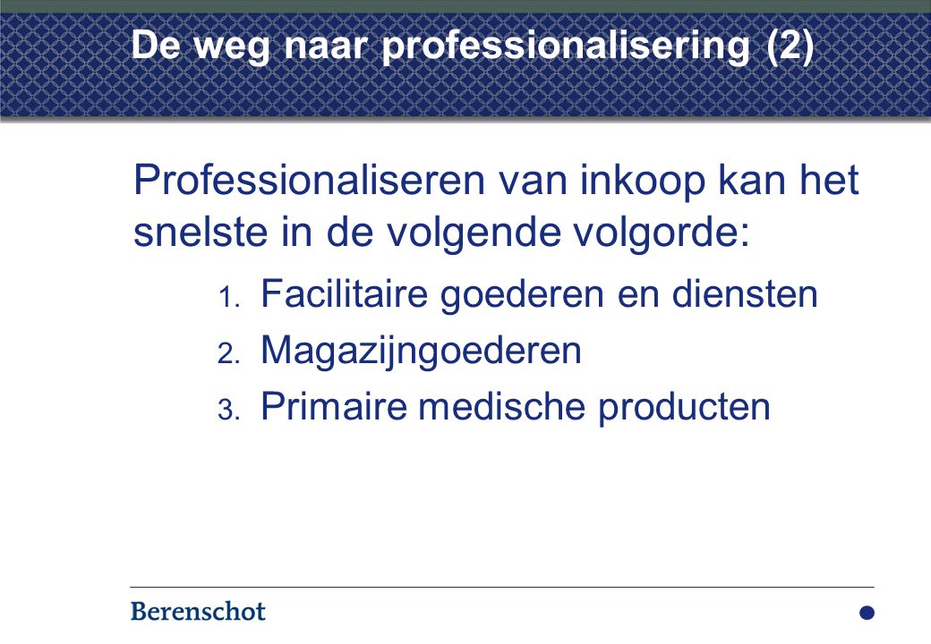 De weg naar professionalisering (2)