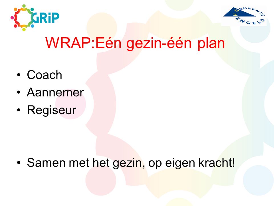 WRAP:Eén gezin-één plan
