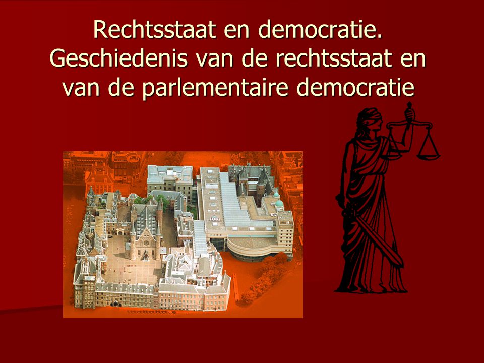 Rechtsstaat en democratie