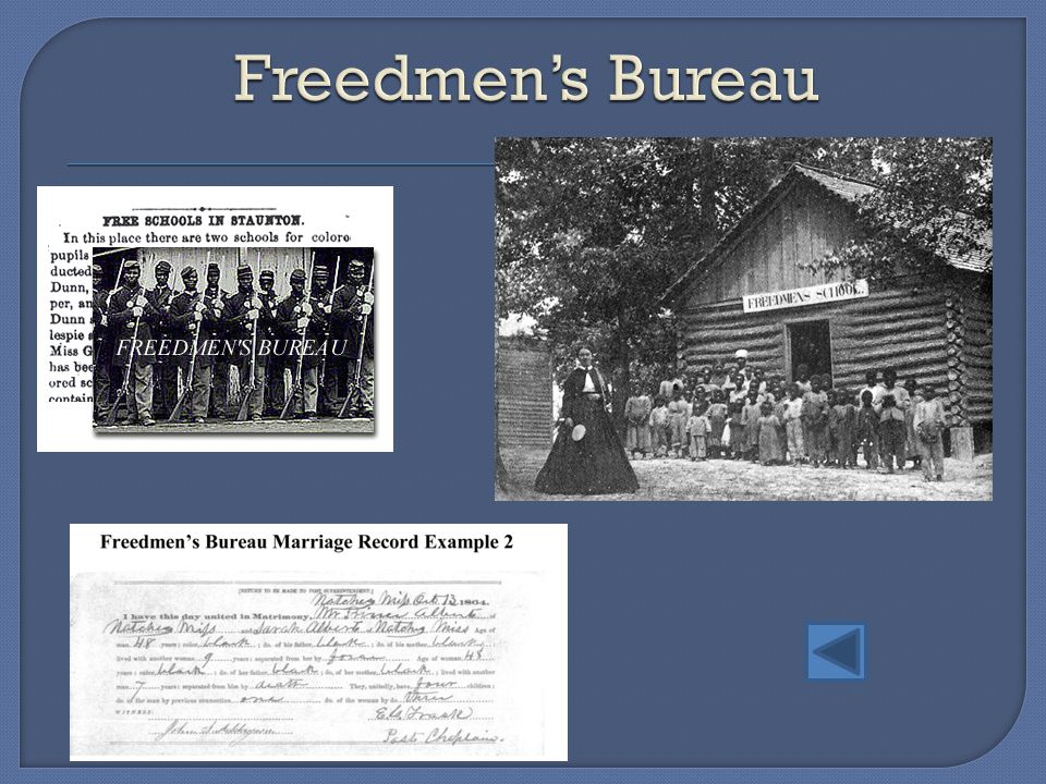 Freedmen’s Bureau