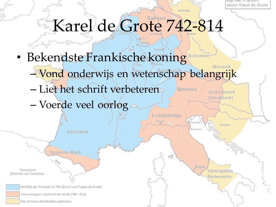 Karel de Grote Bekendste Frankische koning