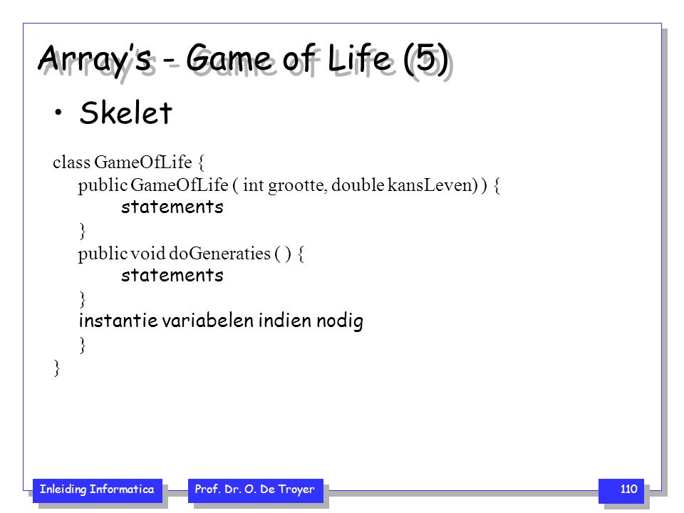 Array’s - Game of Life (5)