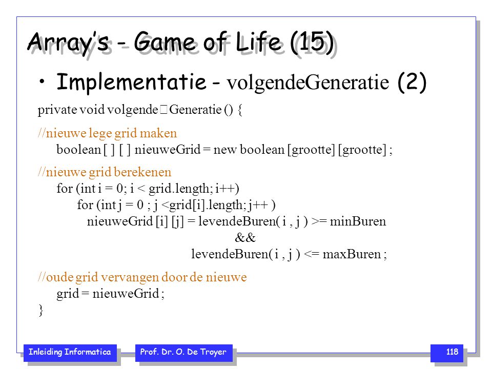 Array’s - Game of Life (15)
