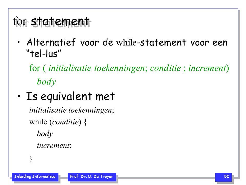 for statement Is equivalent met