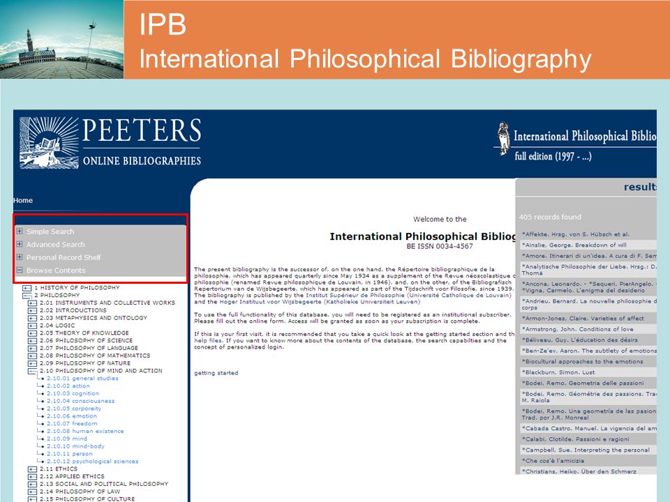 IPB International Philosophical Bibliography