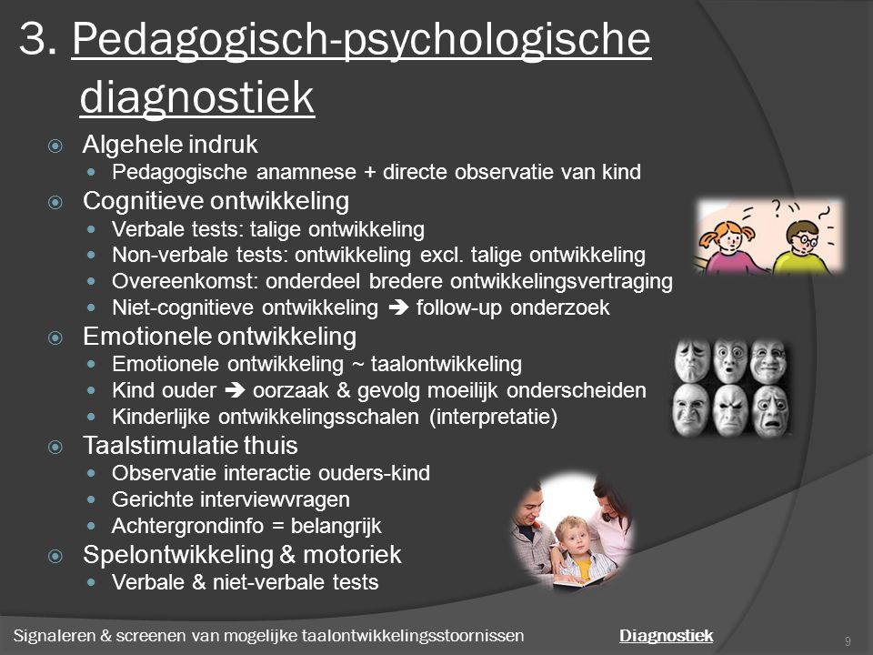 3. Pedagogisch-psychologische diagnostiek