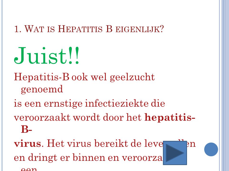 1. Wat is Hepatitis B eigenlijk