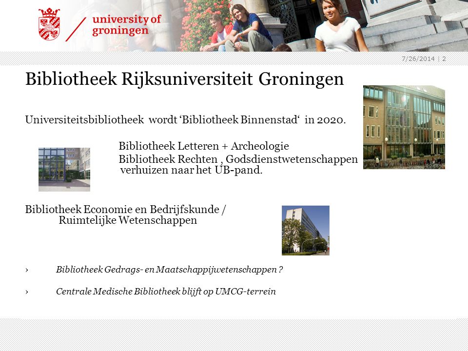 Bibliotheek Rijksuniversiteit Groningen