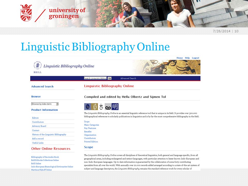Linguistic Bibliography Online