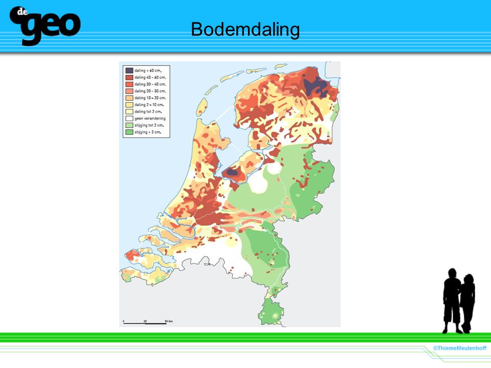 Bodemdaling Toevoegen: Leefomgeving Wonen in Nederland HAVO pag 13 figuur 1.12 (bodemkaart)