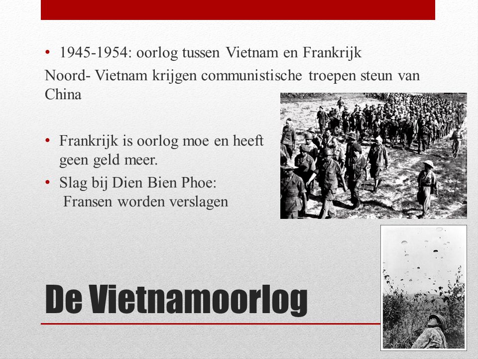De Vietnamoorlog : oorlog tussen Vietnam en Frankrijk