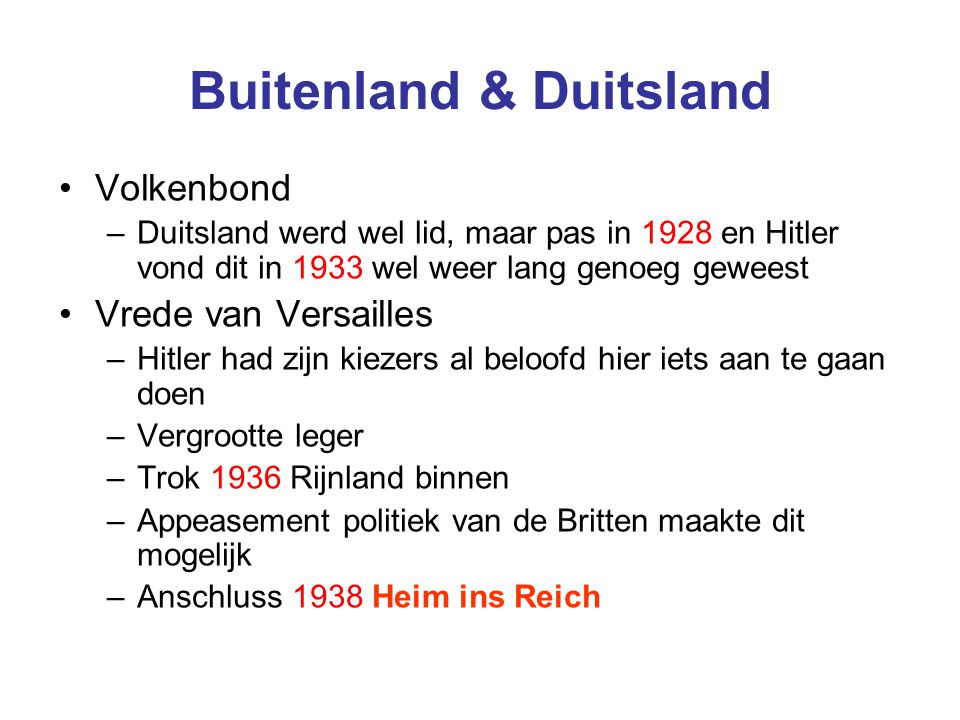 Buitenland & Duitsland