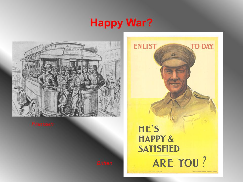 Happy War Fransen Britten