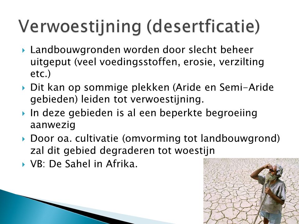 Verwoestijning (desertficatie)