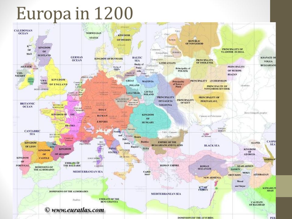 Europa in 1200