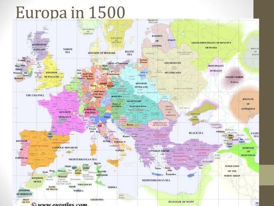 Europa in 1500