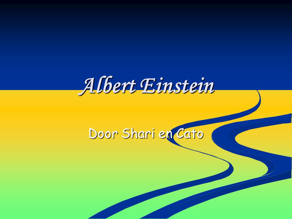 Albert Einstein Door Shari en Cato